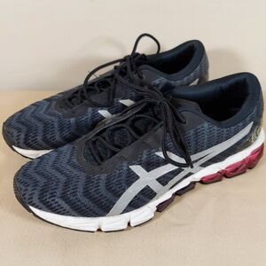 Asics Womens Gel Quantum 180 5 Running Shoes Black Size 10 Light Wear